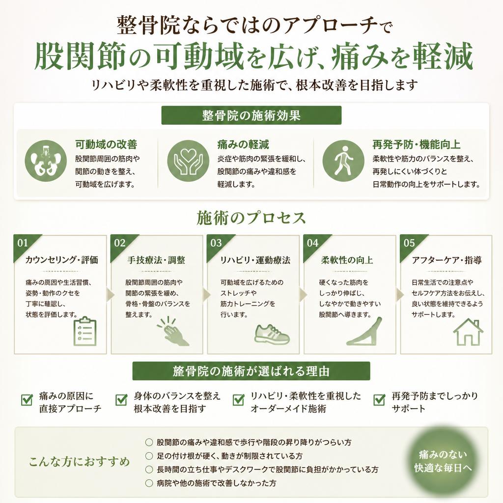 整骨院の施術で見込める効果