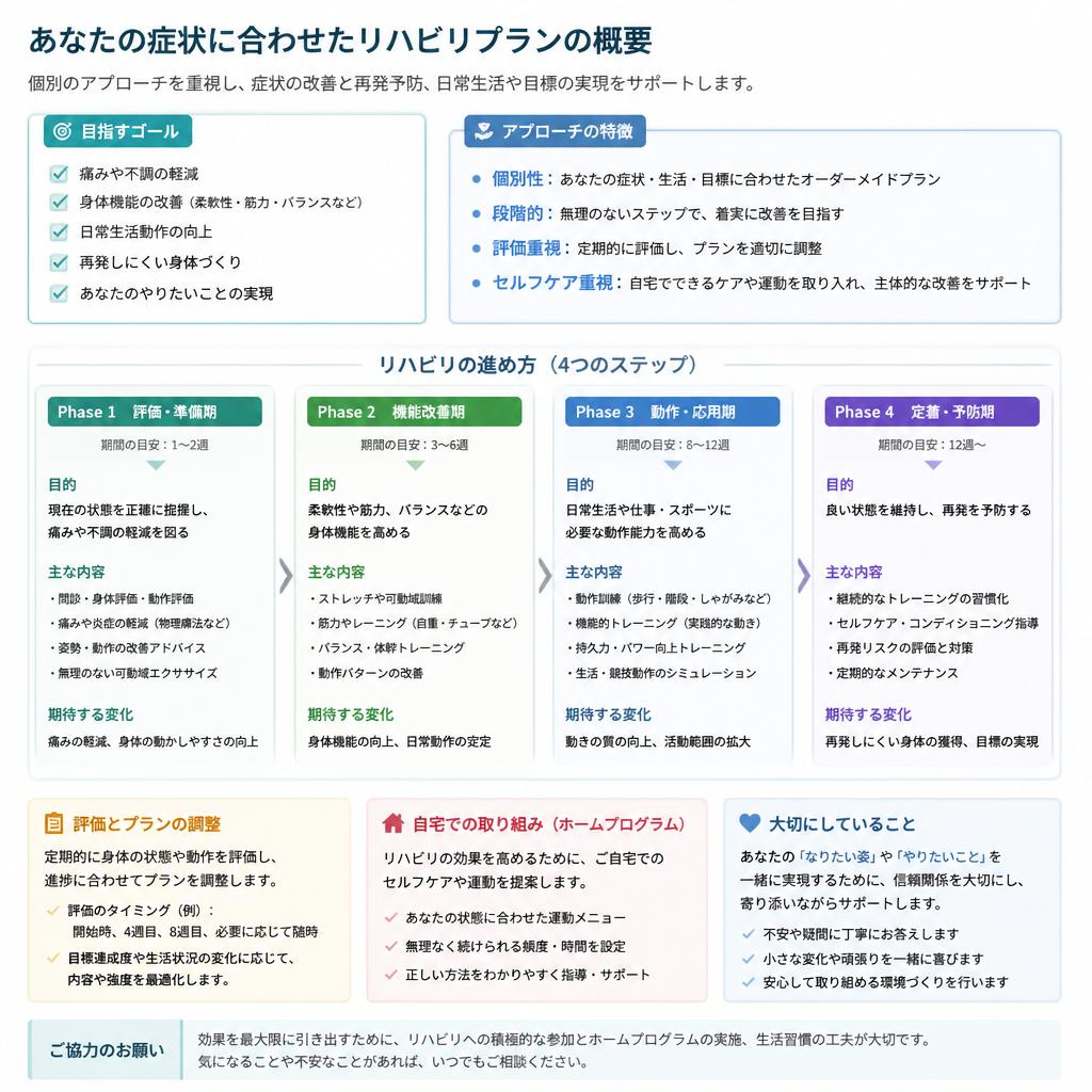 リハビリプランのご提案