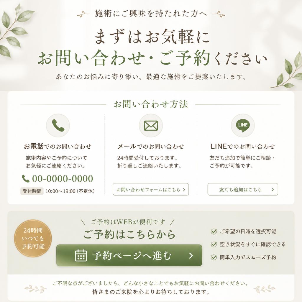 7. お問い合わせ・予約はこちら