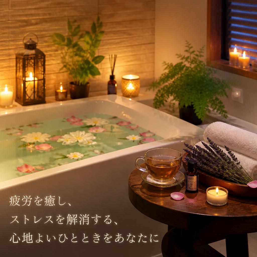 疲労を癒し、ストレスを解消する、心地よいひとときをあなたに